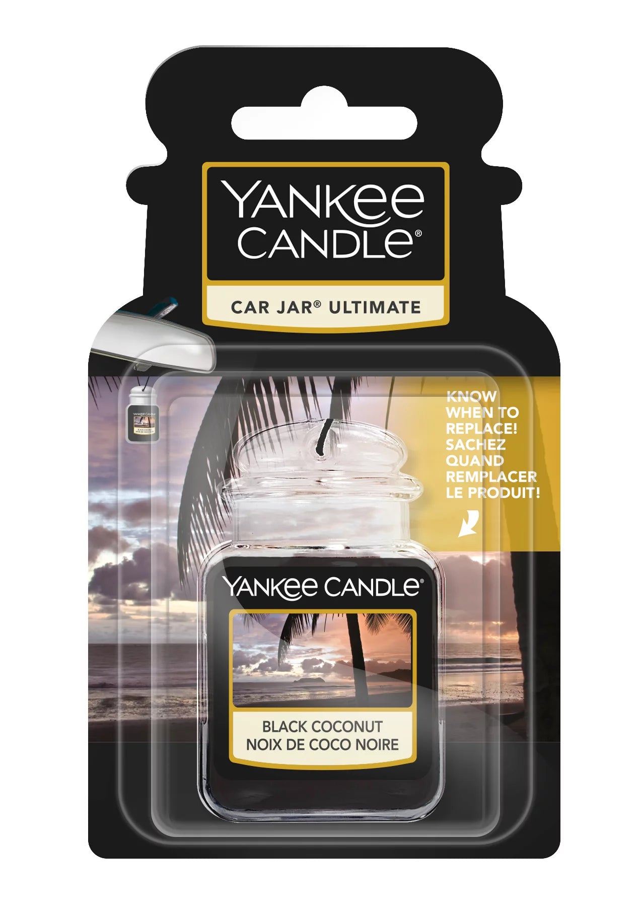 Yankee Candle Car Jar Ultimate BLACK COCONUT