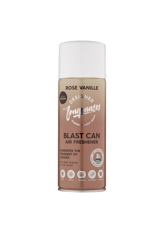 Designer Fragrances Blast Can ROSE VANILLE