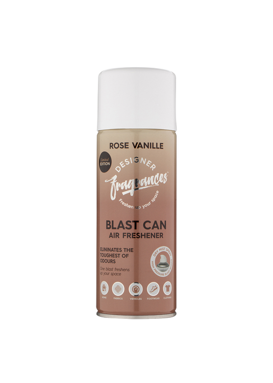 Designer Fragrances Blast Can ROSE VANILLE